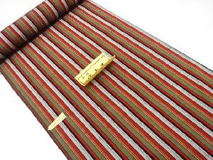 アンティーク　縞模様織り出し　ホームコート地反物